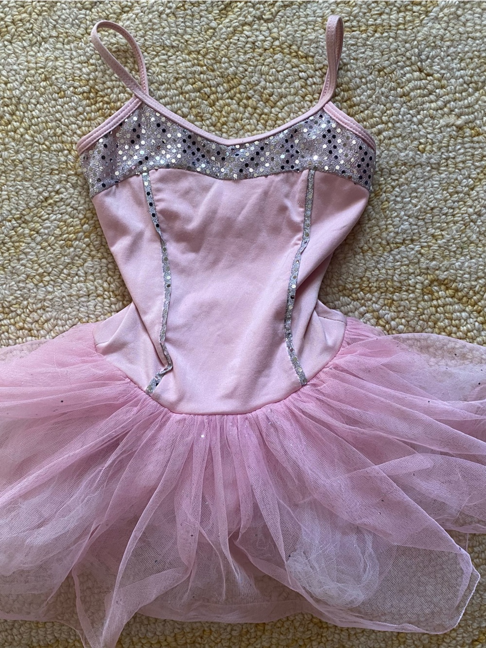 Natalie Dancewear Light Pink Sequin Tutu Dress